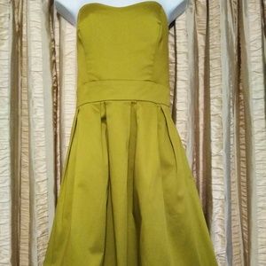 Size 10 Alfred Angelo Strapless Green Dress